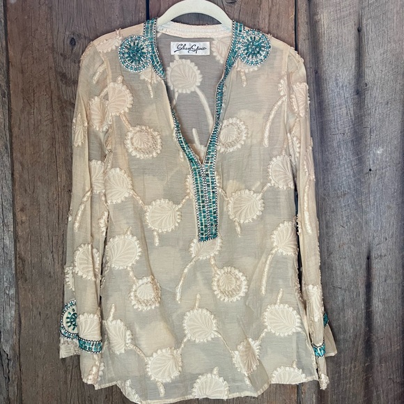 Share Spirit Beaded Tunic - Picture 1 of 11